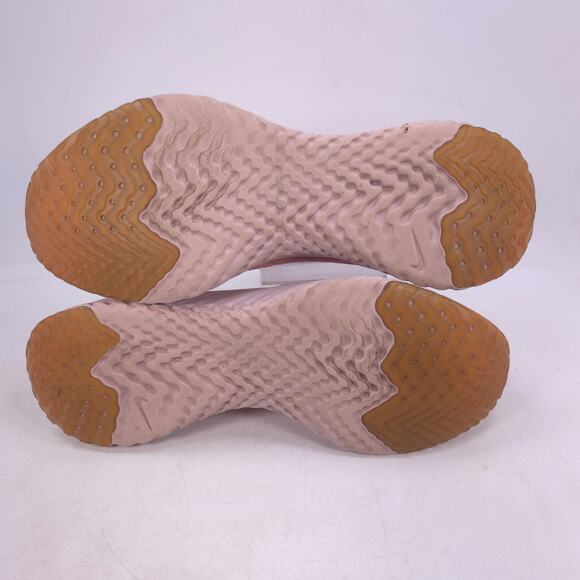 Nike Epic React Flyknit Athletic Running Shoe Womens Size 9 AQ0070-602 Pink - Picture 7 of 10